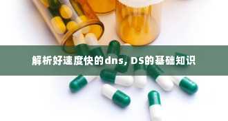 解析好速度快的dns, DS的基础知识